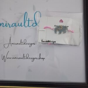 Adjustable elephant bracelet